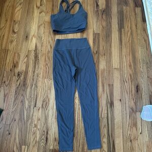 BuffBunny steel blue Activewear Top
